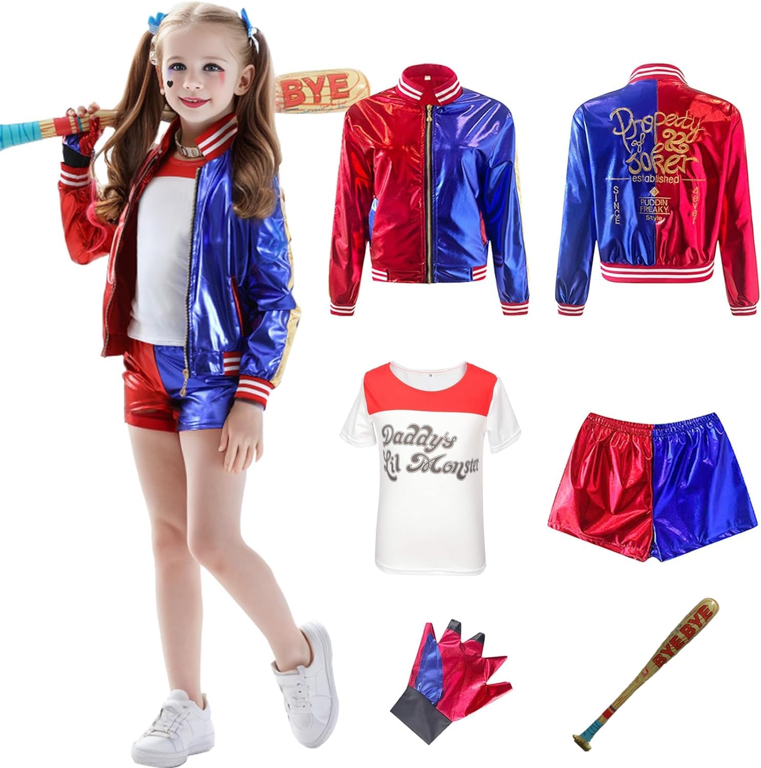 Halloween Costume Set Dress Up for Halloween Girl